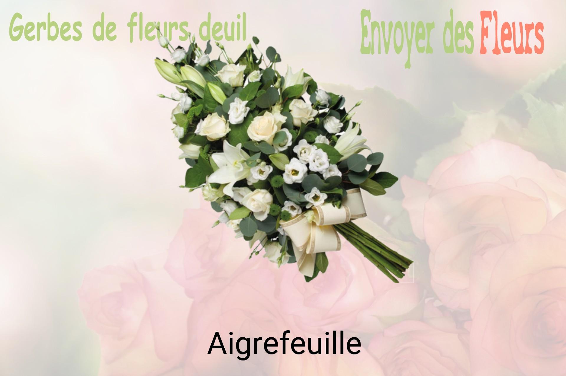Gerbe de fleurs de deuil livrée à Aigrefeuille